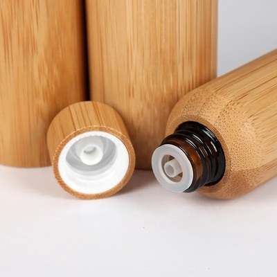 15 ml 30 ml 50 ml Vazio Bambu Óleo Essencial Cosmético Garrafa de Vidro