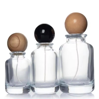 30ml 50ml 100ml Botão de spray cosmético Custom Colorido Luxury Perfume Embalagem