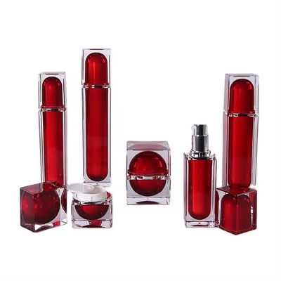 30G 50G Luxury Square Skin Care Container Acrylic Cosmetic Cream Bottle/Jar