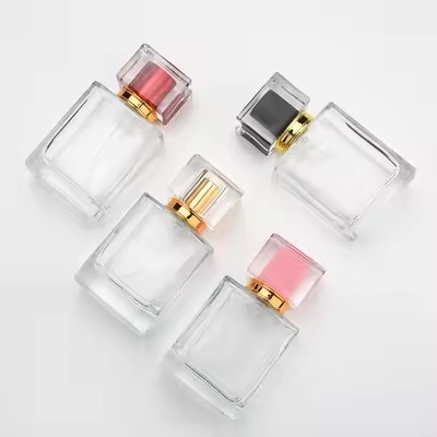 Garrafas de vidro embalagem de perfume Mini 50 ml 30 ml garrafas vazias de perfume
