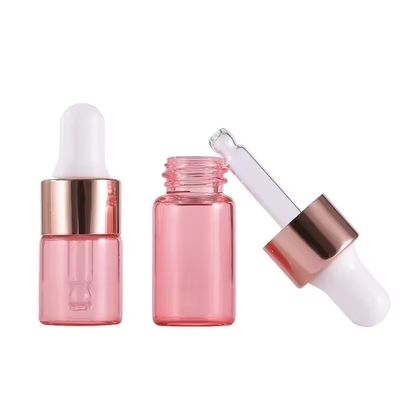 Fornecimento de fábrica 1ml 2ml 3ml 5ml Bottle de vidro de mistura de óleo essencial