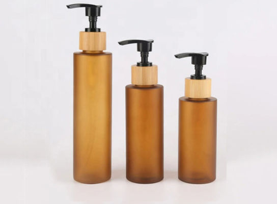frascos cosméticos de 200ml 24mm Amber Glass Essential Oil Bottles 24/410 de 3.4oz