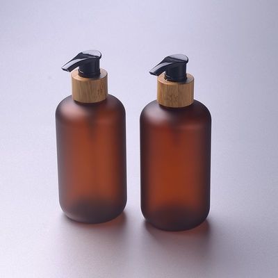 8oz geou o ODM de empacotamento cosmético dos frascos mal ventilados UV cosméticos ambarinos da proteção da garrafa do ANIMAL DE ESTIMAÇÃO 250ml