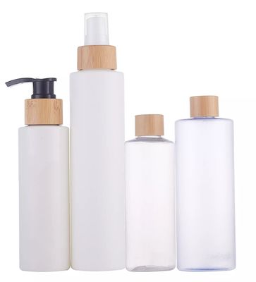 4oz 28/410 reciclou a garrafa 100ml plástica transparente de empacotamento cosmética