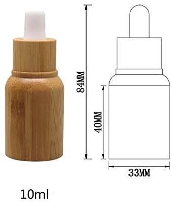 18/410 de vidro da aromaterapia de 18mm engarrafa o conta-gotas 10ml de vidro engarrafa 3,3 polegadas