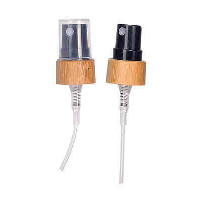 24 mm 24/410 Cabeça de bomba cosmética Pescoço de bambu 500 ml Tratamento de garrafa de bomba