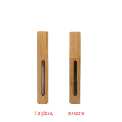 Os tubos do rímel de 6 gramas 7ml aumentam o cosmético de bambu que empacota 129.5mm