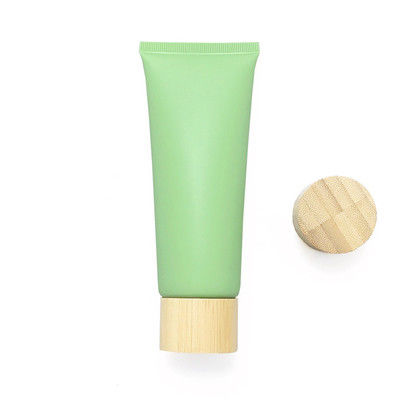 tubos de alumínio macios cosméticos ISO2000 do creme da mão de Matte Green 100ml do tubo 100g