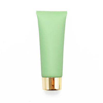 tubos de alumínio macios cosméticos ISO2000 do creme da mão de Matte Green 100ml do tubo 100g