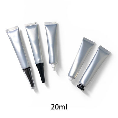 tubos de alumínio da loção da tampa 20ml/G acrílica para o curso 20g dos cosméticos 19mm