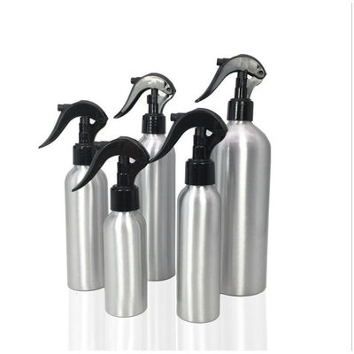 28/400 de alumínio 300ml cosmético engarrafa a garrafa do pulverizador da bomba do disparador 4oz