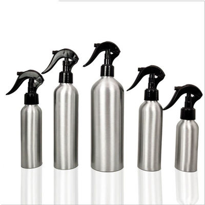 28/400 de alumínio 300ml cosmético engarrafa a garrafa do pulverizador da bomba do disparador 4oz