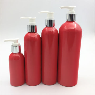 Garrafas de alumínio vermelhas 3.4oz 100ml 24mm 24/410 vermelho do pulverizador da bomba de pressão