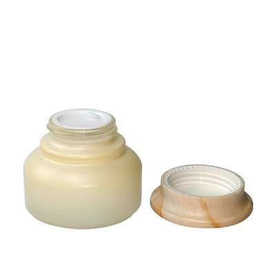 o cosmético 50g vazio engarrafa os recipientes do creme de cara do GV que gravam o OEM