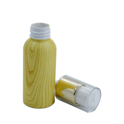 recipientes 200ml cosméticos de bambu 18/400 de frasco mal ventilado 18mm do creme da bomba