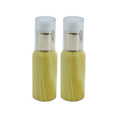recipientes 200ml cosméticos de bambu 18/400 de frasco mal ventilado 18mm do creme da bomba