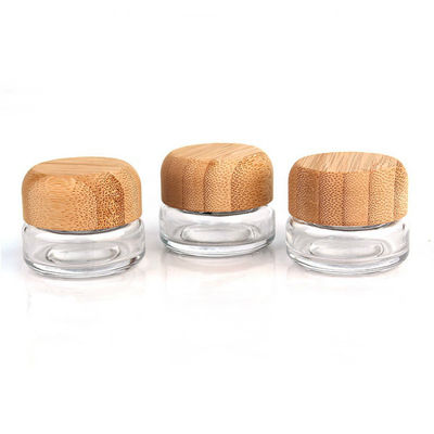 2 onças o cosmético vazio de 50g engarrafa o frasco de creme mal ventilado de bambu recarregável ISO9001