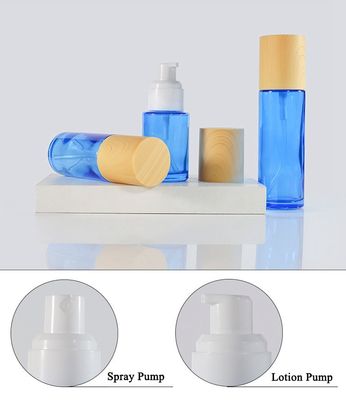 o óleo 110ml essencial azul engarrafa frascos de vidro 37/415 de 37mm cosméticos com tampas