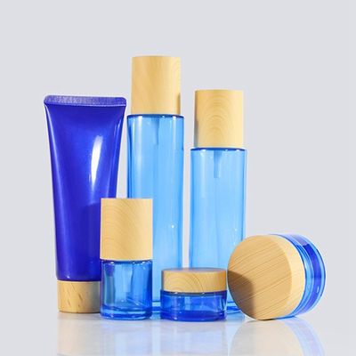 o óleo 110ml essencial azul engarrafa frascos de vidro 37/415 de 37mm cosméticos com tampas