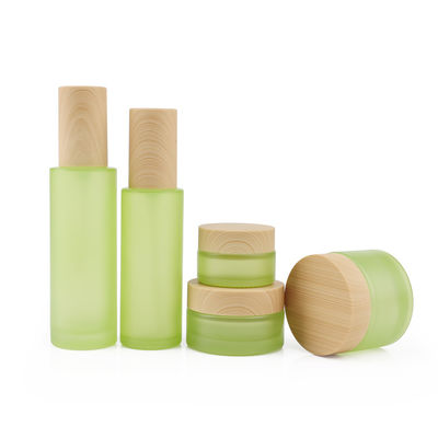 o cosmético 50g 18mm de vidro branco engarrafa frascos do creme de cara 20ml 18/400