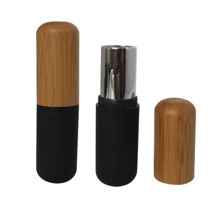 OEM de bambu do tampão 21mm de Diy do tubo vazio recarregável dos recipientes do batom 4ml
