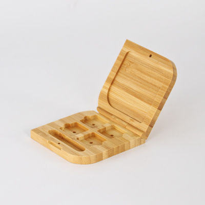 ODM reciclável BPA do bambu das caixas de sombra para os olhos 10ml do brilho livre