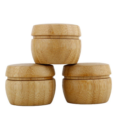2 onças 2,95 frasco mal ventilado cosmético do creme da bomba do frasco 30ML da tampa de bambu da polegada