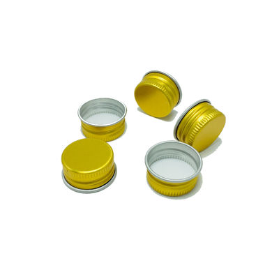 Ouro 18mm 18/400 de ODM liso do fechamento do tampão de garrafa do fechamento superior do disco