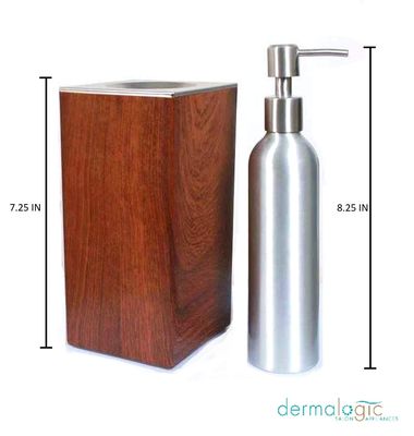 Os 24 410 8,5 FL OZ recarregável do alumínio cosmético engarrafam 300ml 24mm