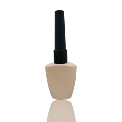 Garrafa Matte Ivory Clear Empty do verniz para as unhas do quadrado 12ml