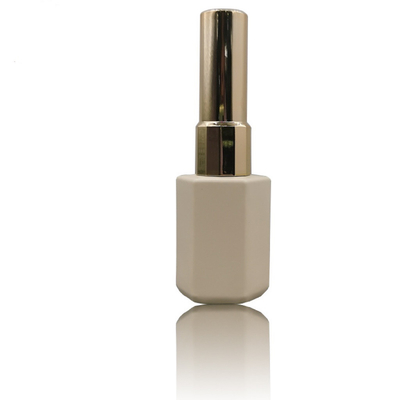 Garrafa Matte Ivory Clear Empty do verniz para as unhas do quadrado 12ml
