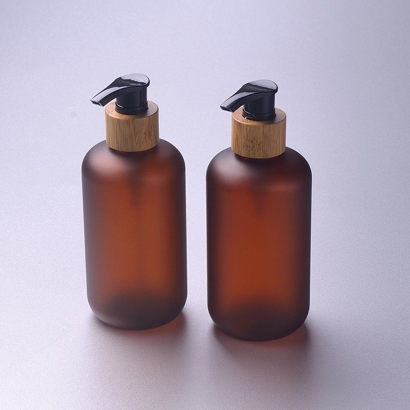 8oz geou o ODM de empacotamento cosmético dos frascos mal ventilados UV cosméticos ambarinos da proteção da garrafa do ANIMAL DE ESTIMAÇÃO 250ml